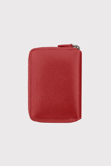 Zoozie Bags Tarjetero de Piel Rosa Empolvado | 8 x 2 x 11.5 cm
